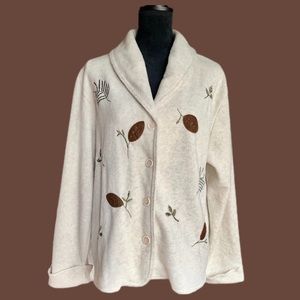 Vintage Embroidered Fleece by Chinawear by Morsly